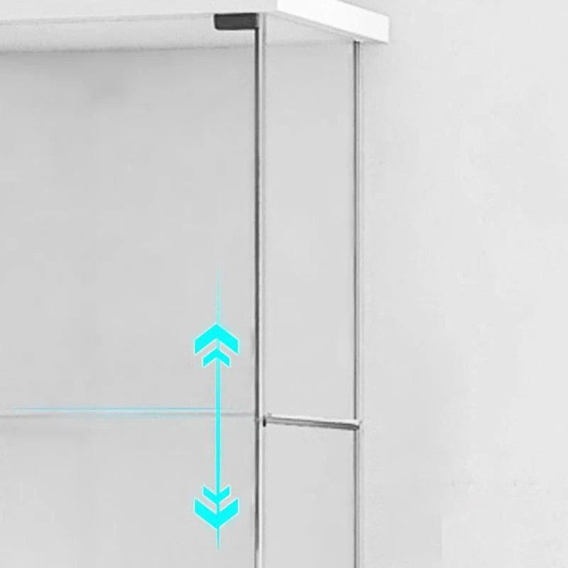 Mobile Curio vetro temperato Mobile standard moderno per sala da pranzo Clearhalo
