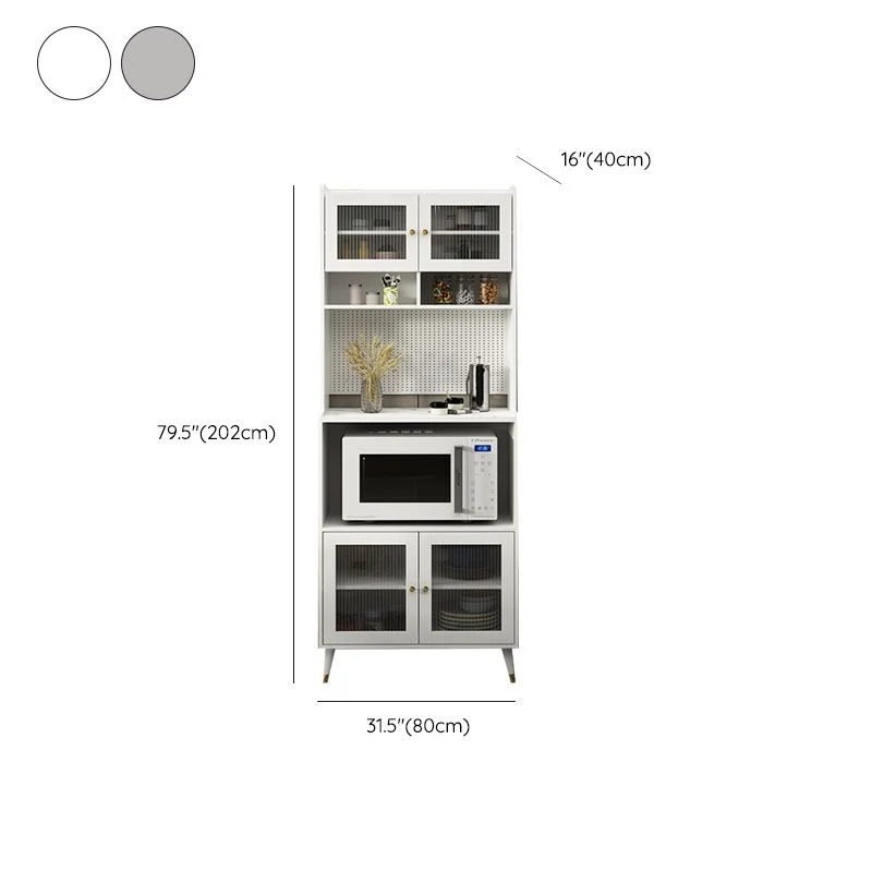 Mobile da pranzo ultra moderno finto legno per sala da pranzo Clearhalo