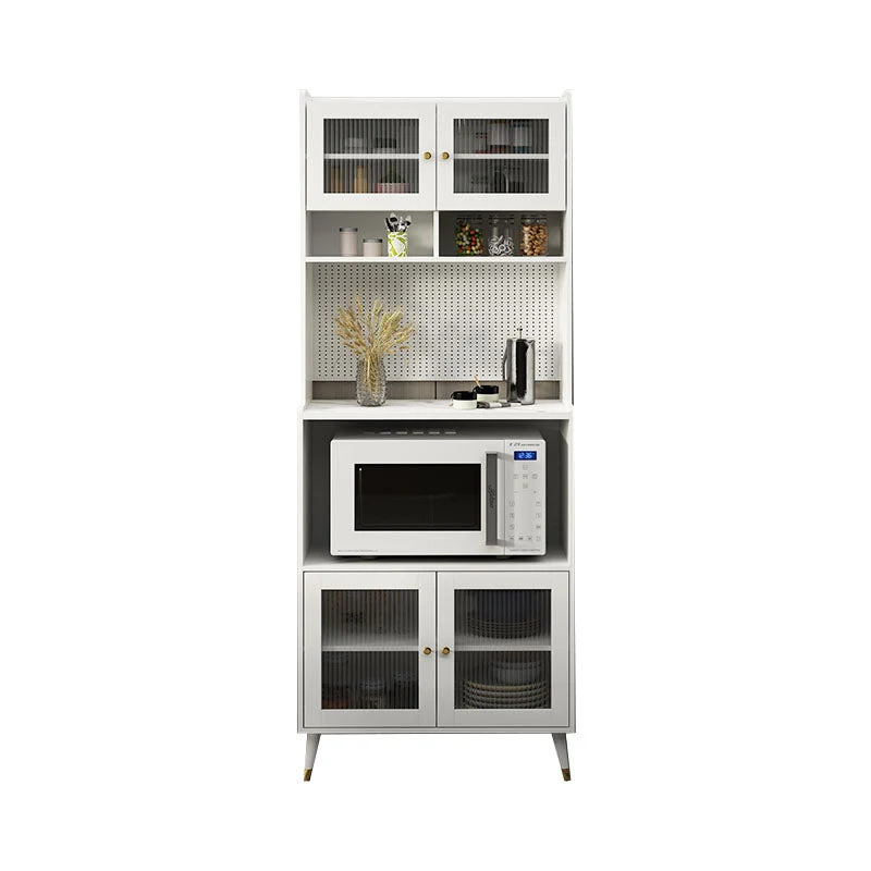 Mobile da pranzo ultra moderno finto legno per sala da pranzo Clearhalo