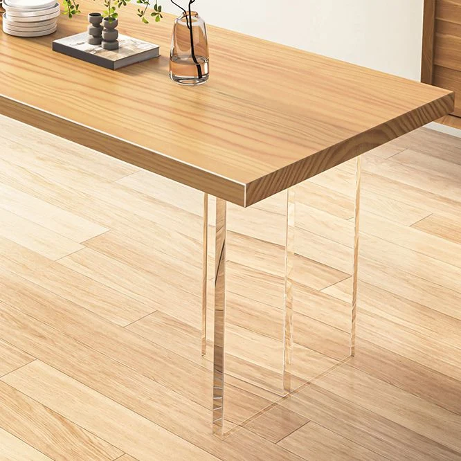Mobili moderni legno massello Set tavolo da pranzo da 1/5/7 pezzi di altezza standard per uso domestico Clearhalo