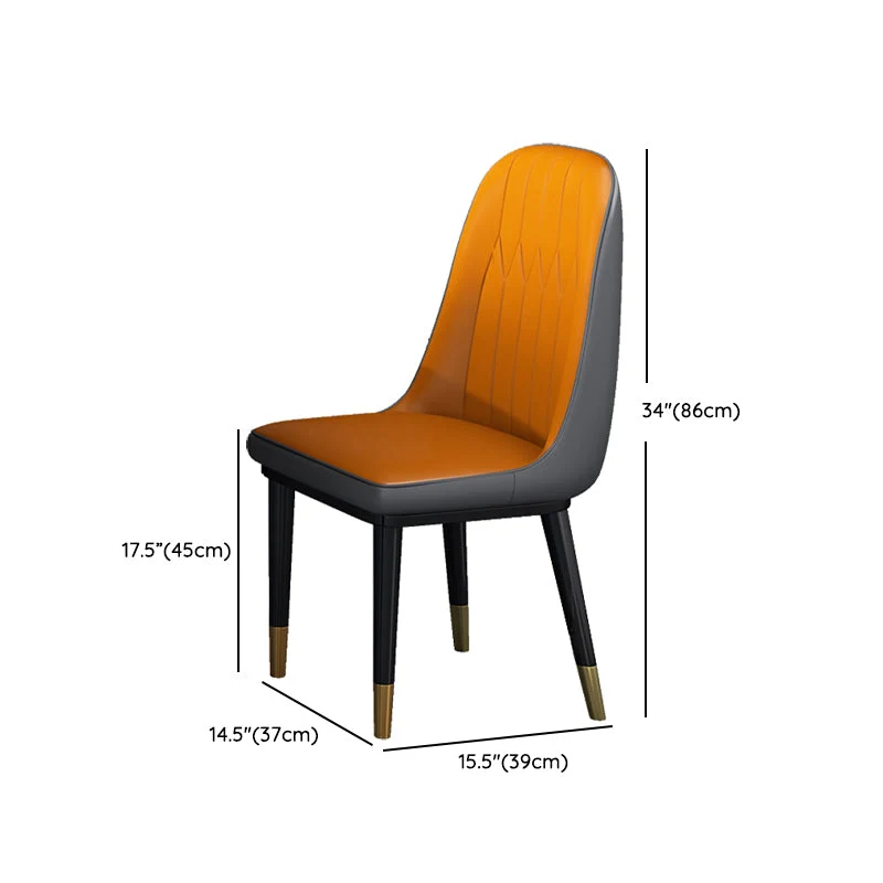 Mobili Pietra Stile Moderno 5/7/9 Pz Tavolo 4 Gambe con Sedia senza braccioli Clearhalo
