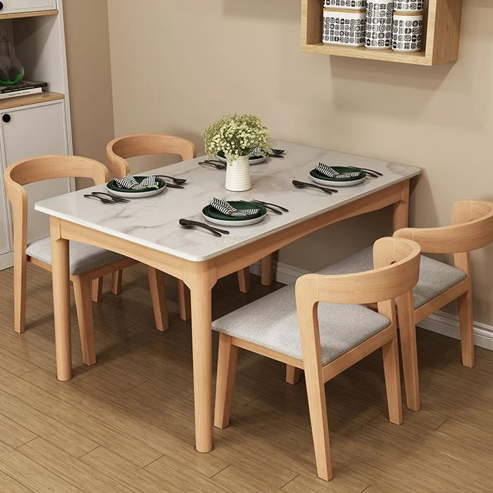 Mobili rettangolari per tavolo da pranzo stile semplicità per la casa Clearhalo
