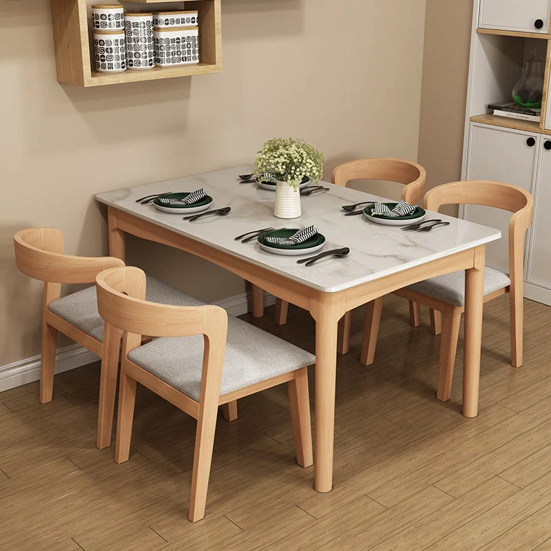 Mobili rettangolari per tavolo da pranzo stile semplicità per la casa Clearhalo