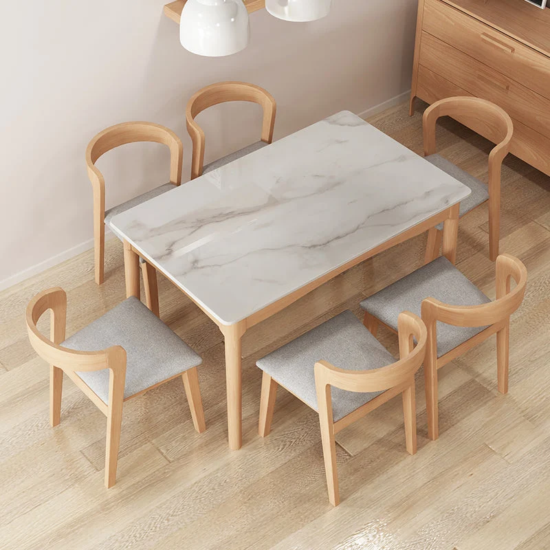 Mobili rettangolari per tavolo da pranzo stile semplicità per la casa Clearhalo