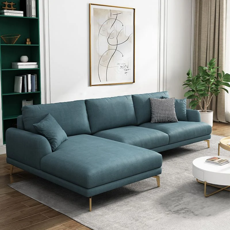 Mobili sezionali contemporanei con braccioli da incasso ecopelle verde Clearhalo