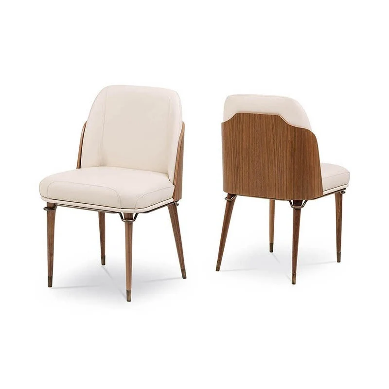 Parsons Dining Accent Chair Glam Sedie da pranzo senza braccioli per la casa Clearhalo