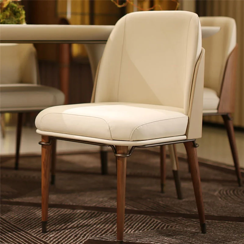 Parsons Dining Accent Chair Glam Sedie da pranzo senza braccioli per la casa Clearhalo