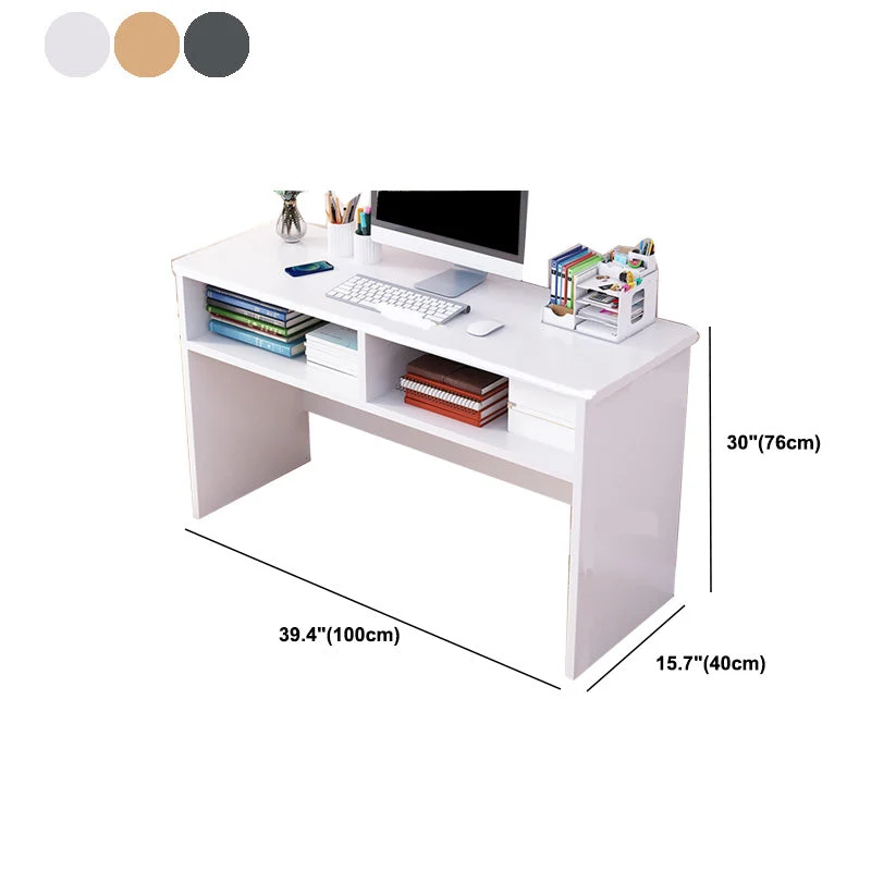 Parsons Modern Computer Desk Scrivania rettangolare legno massello Clearhalo