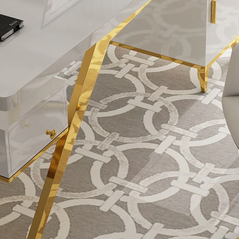 Piedistallo per scrivania da ufficio Glam legno artificiale con schedario largo 27,6 pollici Clearhalo