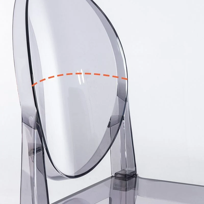 Poggiapiedi per sgabello da bancone plastica stile moderno con finitura opaca per interni Clearhalo