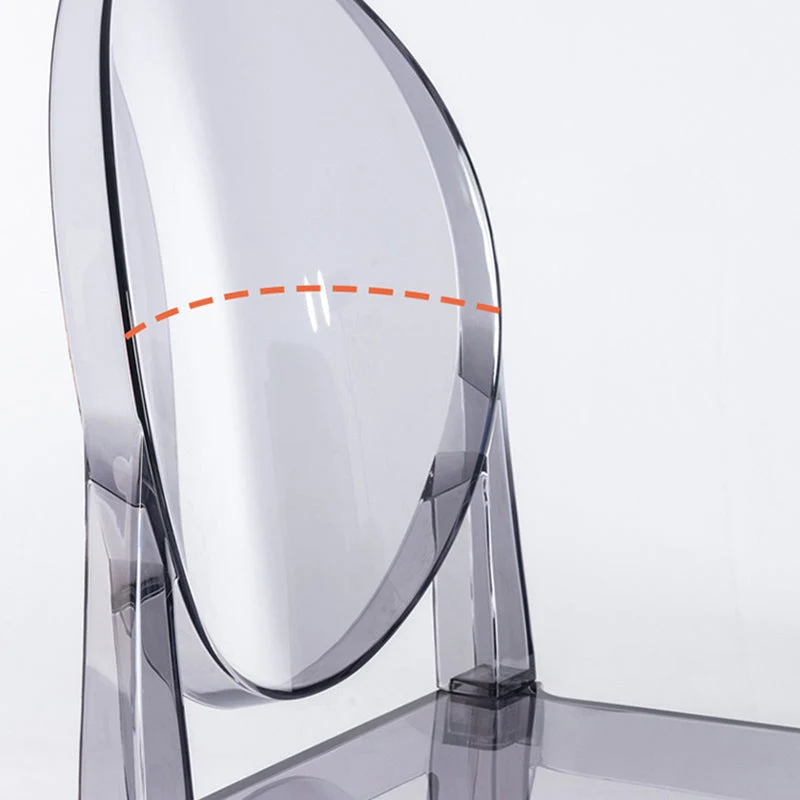 Poggiapiedi per sgabello da bancone plastica stile moderno con finitura opaca per interni Clearhalo