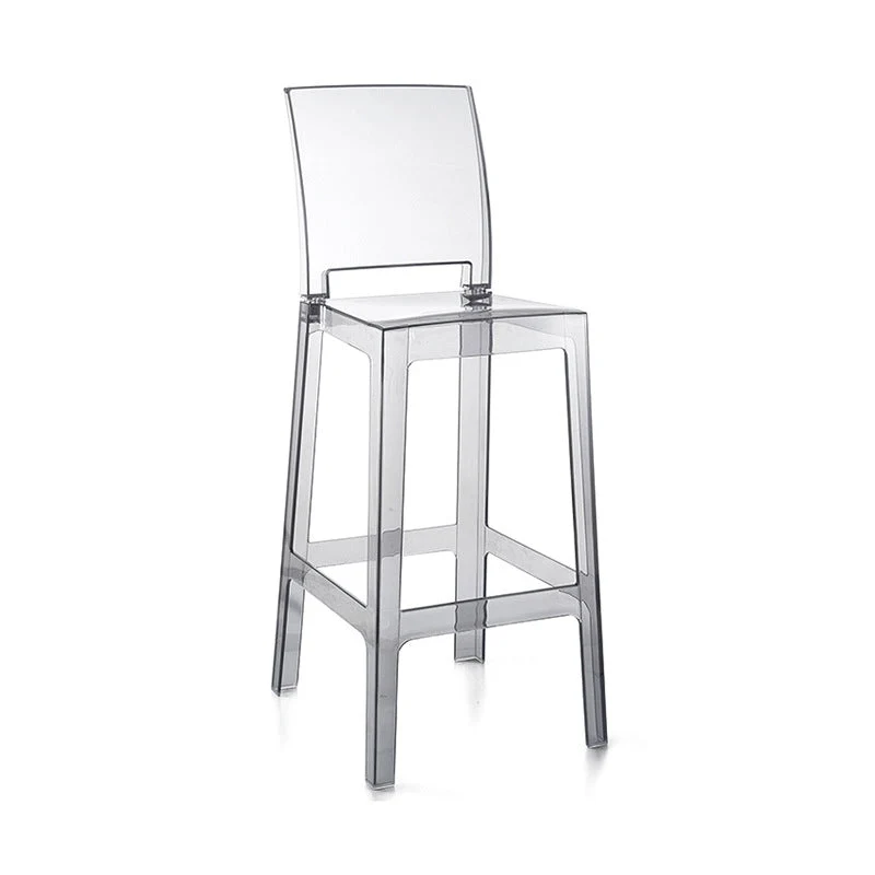 Poggiapiedi per sgabello da bancone plastica stile moderno con finitura opaca per interni Clearhalo