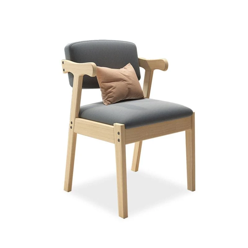 Poltrona contemporanea legno per interni ed esterni, sedia con schienale aperto Clearhalo