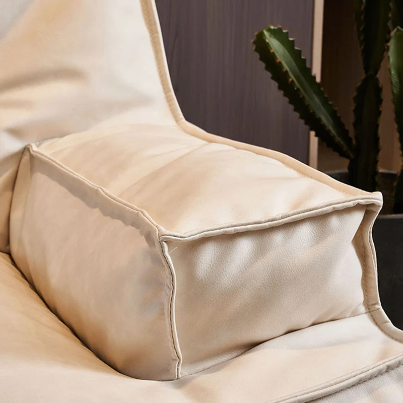 Poltrona ecopelle 39,3" L x 35,4" L x 25,5" Bracci inclusi Sedia per camera da letto Clearhalo