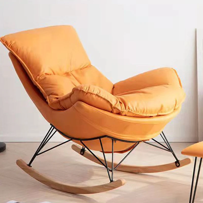 Poltrona lounge senza braccioli da 35,82" L x 39,76" L x 34,25" con pouf per soggiorno Clearhalo