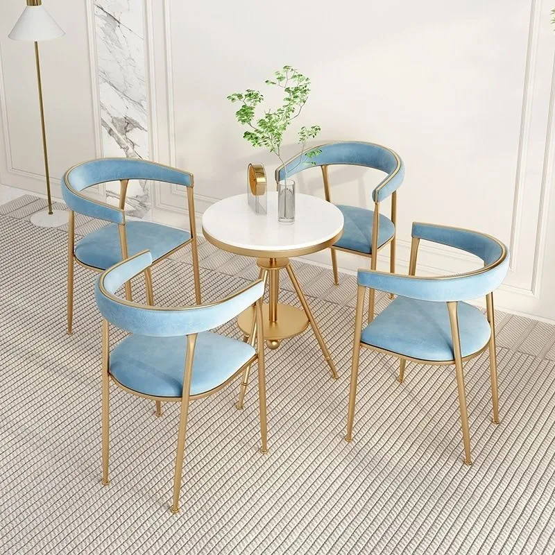 Poltrona da pranzo imbottita Sedie da pranzo con schienale canna per uso domestico Clearhalo