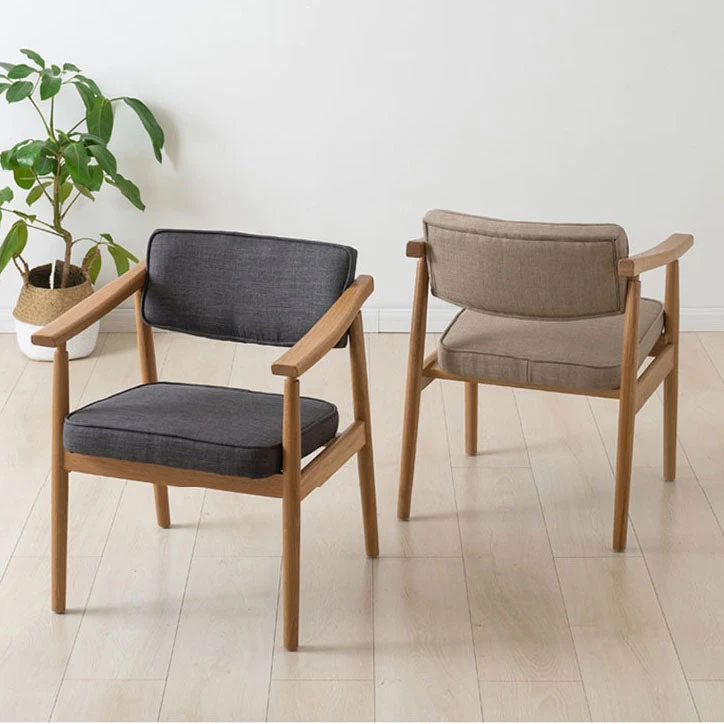 Poltrona da pranzo moderna legno Sedia laterale da pranzo singola con schienale aperto per uso domestico Clearhalo
