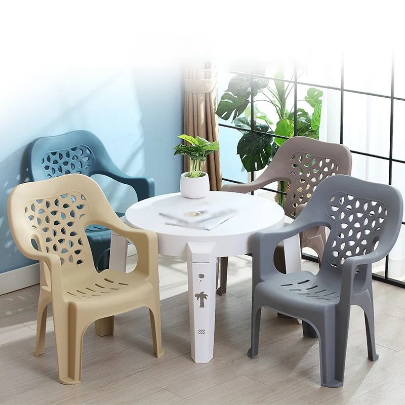 Poltrona da pranzo moderna per interni Poltrone da pranzo impilabili per la casa plastica Clearhalo