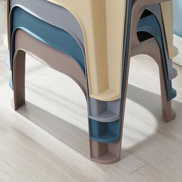 Poltrona da pranzo moderna per interni Poltrone da pranzo impilabili per la casa plastica Clearhalo