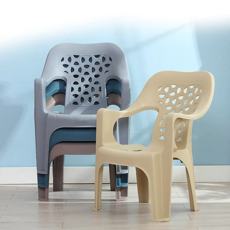 Poltrona da pranzo moderna per interni Poltrone da pranzo impilabili per la casa plastica Clearhalo