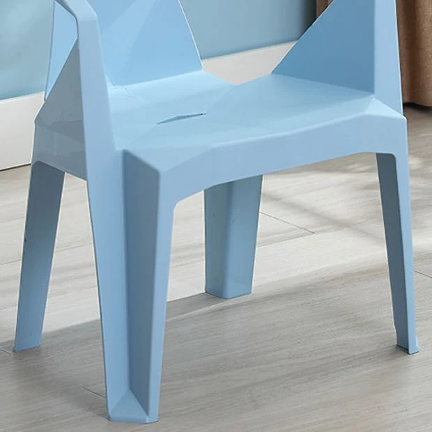 Poltrona da pranzo moderna per interni Poltrone da pranzo plastica impilabili per la casa Clearhalo