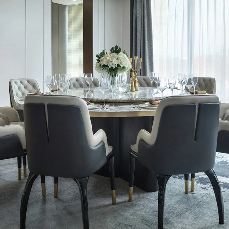 Poltrona da pranzo Parsons Chair Home con gambe legno massello stile moderno Clearhalo