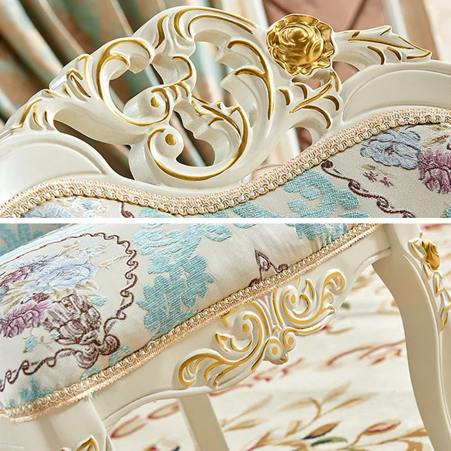 Poltrona da pranzo per interni Sedia da pranzo imbottita con struttura legno per sala da pranzo Clearhalo
