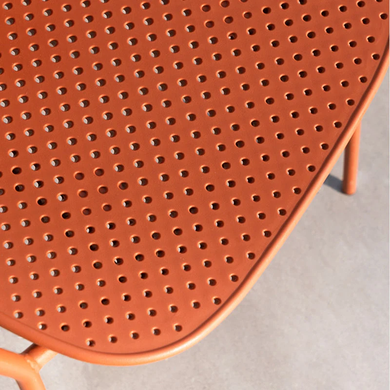Poltrona da pranzo plastica stile scandinavo Sedia singola da pranzo con schienale massiccio Clearhalo