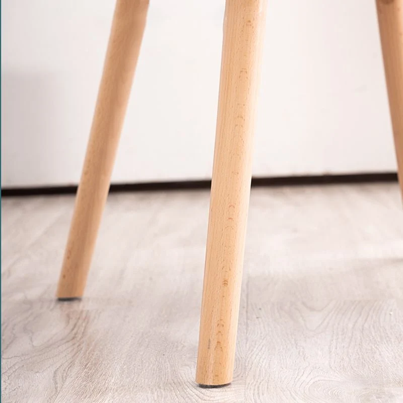 Poltrona da pranzo scandinava legno per interni ed esterni, con schienale aperto Clearhalo