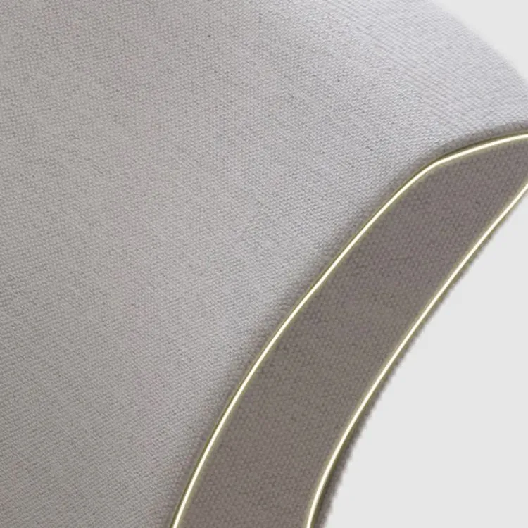 Poltrona da pranzo singola moderna con finitura opaca, imbottita, con schienale massiccio Clearhalo