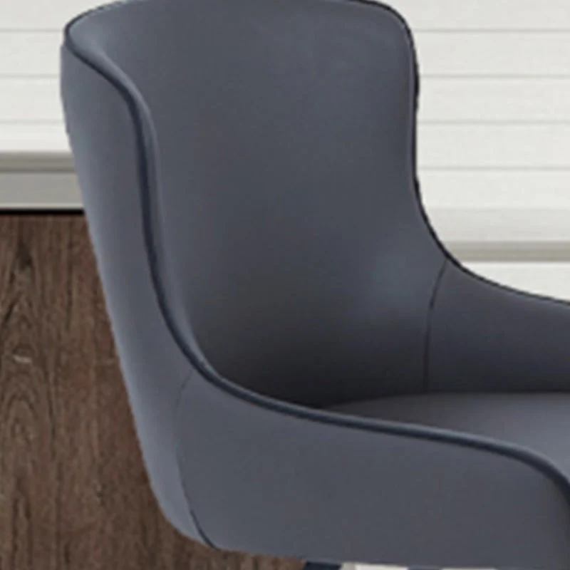 Poltroncina contemporanea con schienale alto per sala da pranzo per interni Clearhalo