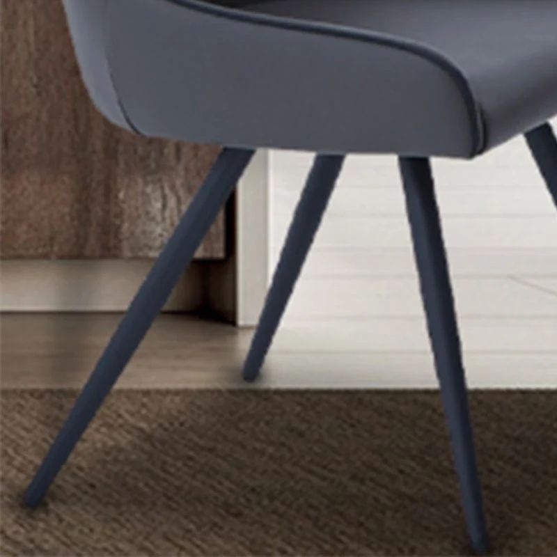 Poltroncina contemporanea con schienale alto per sala da pranzo per interni Clearhalo