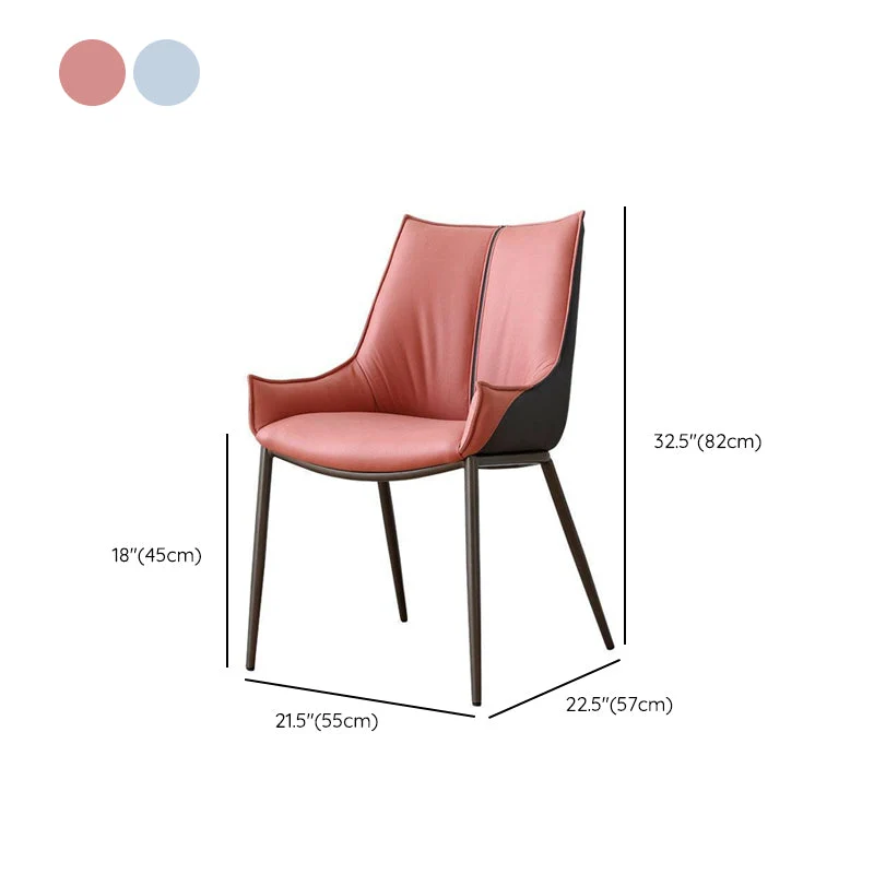 Poltroncina industriale con schienale massiccio metallo, sedia da sala da pranzo per interni Clearhalo