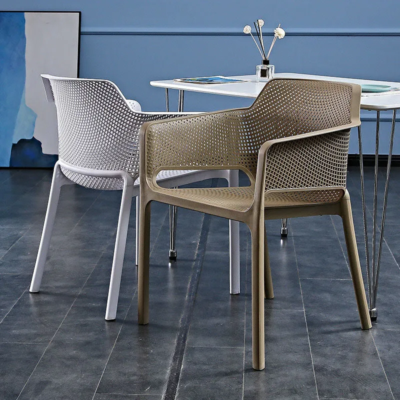 Poltroncina da pranzo plastica per cucina contemporanea Clearhalo