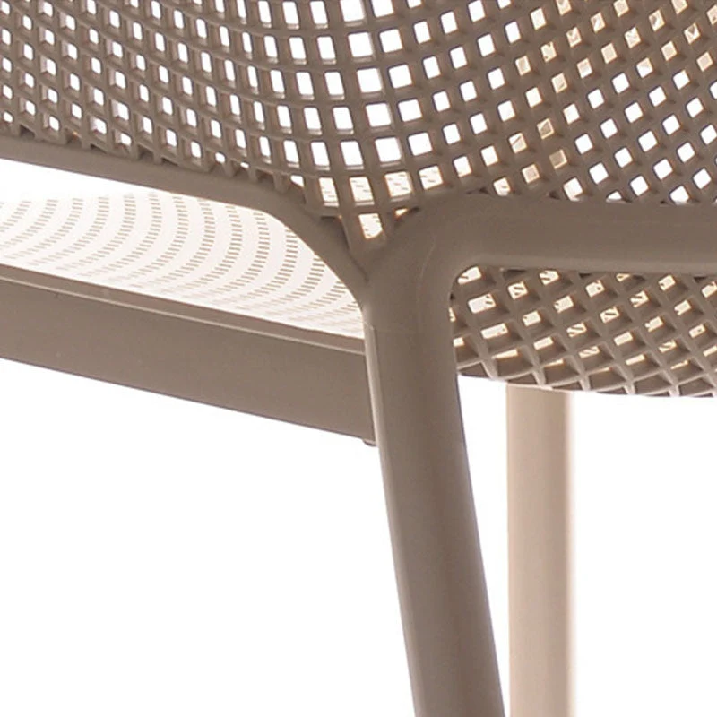 Poltroncina da pranzo plastica per cucina contemporanea Clearhalo
