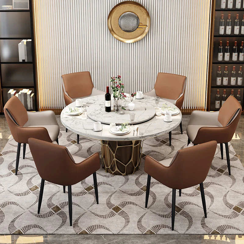 Poltroncina scandinava per la casa. Sedia da sala da pranzo imbottita metallo con schienale massiccio Clearhalo