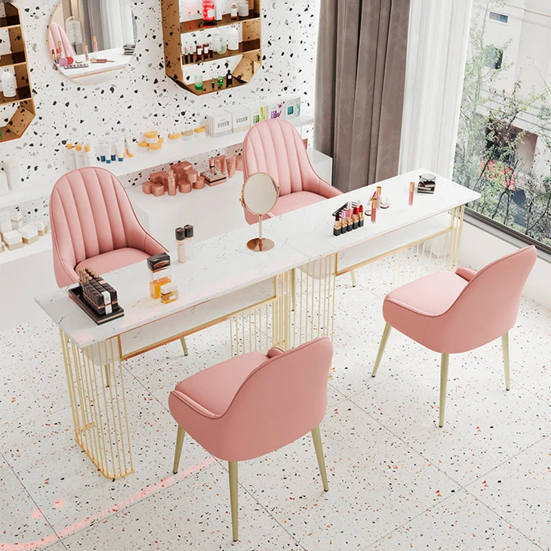 Poltroncina scandinava per interni Parsons, sedia da sala da pranzo imbottita con schienale metallo Clearhalo