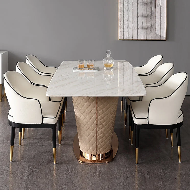 Poltroncina stile Glam Sedia da pranzo laterale legno con schienale aperto per cucina con imbottitura Clearhalo