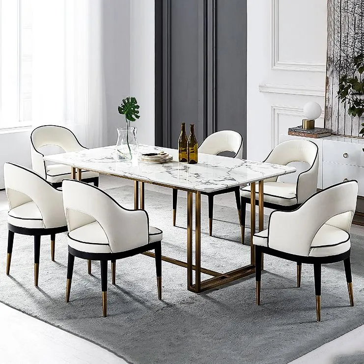 Poltroncina stile Glam Sedia da pranzo laterale legno con schienale aperto per cucina con imbottitura Clearhalo