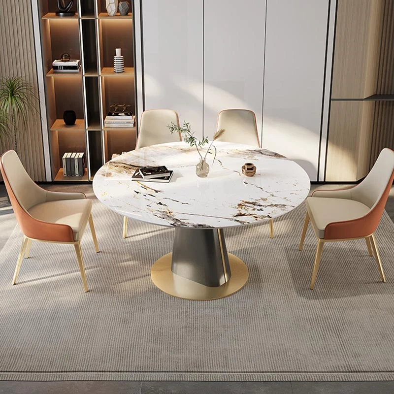 Poltroncine da pranzo stile nordico glam per cucina con gambe metallo Clearhalo