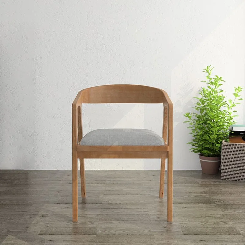 Poltrone per sala da pranzo Sedia moderna da cucina legno massello per la casa Clearhalo