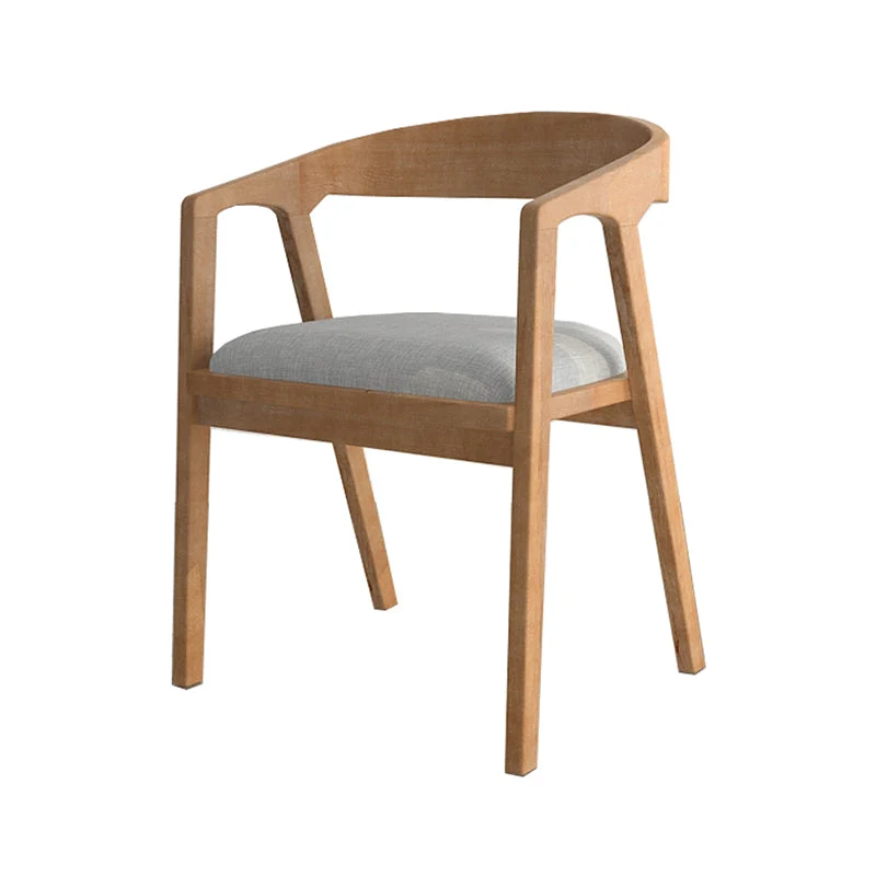 Poltrone per sala da pranzo Sedia moderna da cucina legno massello per la casa Clearhalo