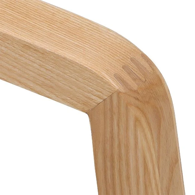 Poltrone da pranzo contemporanee legno Sedia laterale da pranzo tessuto imbottito per ristorante Clearhalo