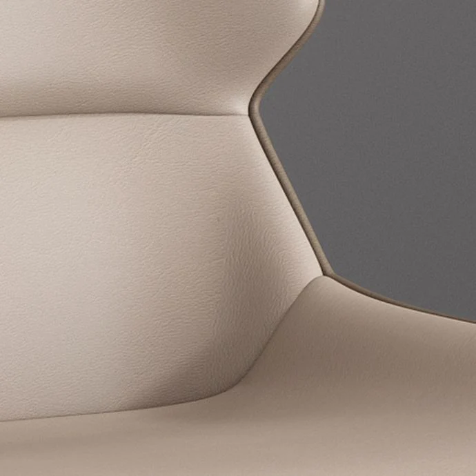 Poltrone da pranzo contemporanee metallo Wingback Parsons Chair per uso domestico (set di 2) Clearhalo