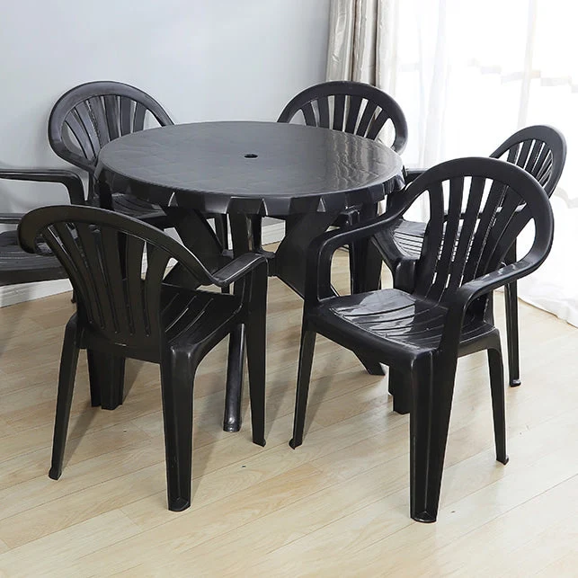 Poltrone da pranzo impilabili plastica Poltrone da pranzo moderne per la casa Windsor Clearhalo