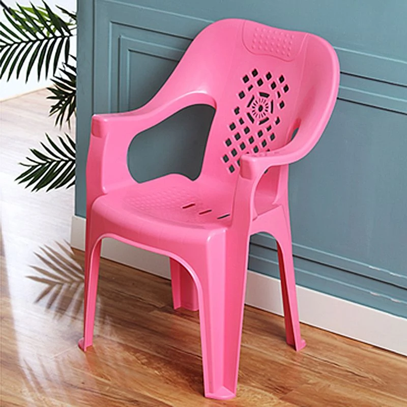 Poltrone da pranzo moderne plastica Poltrona da pranzo domestica impilabile per interni Clearhalo