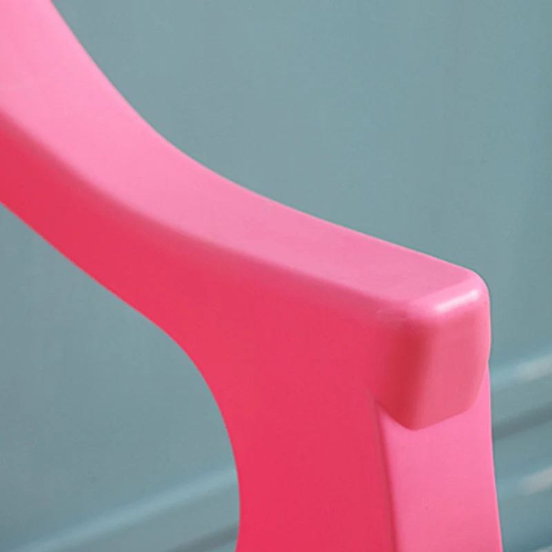 Poltrone da pranzo moderne plastica Poltrona da pranzo domestica impilabile per interni Clearhalo
