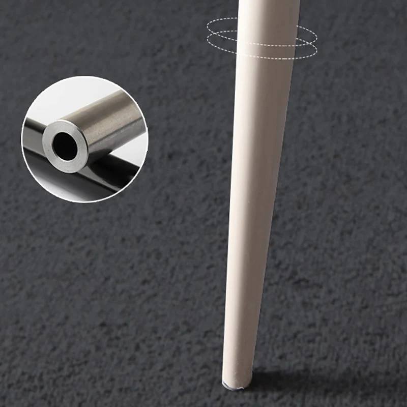 Poltrone da pranzo pelle stile minimalista Sedie con schienale massiccio per cucina (set di 2) Clearhalo
