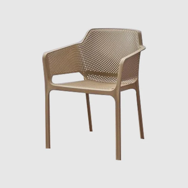 Poltrone da pranzo scandinave plastica Poltrone da pranzo impilabili per interni Clearhalo