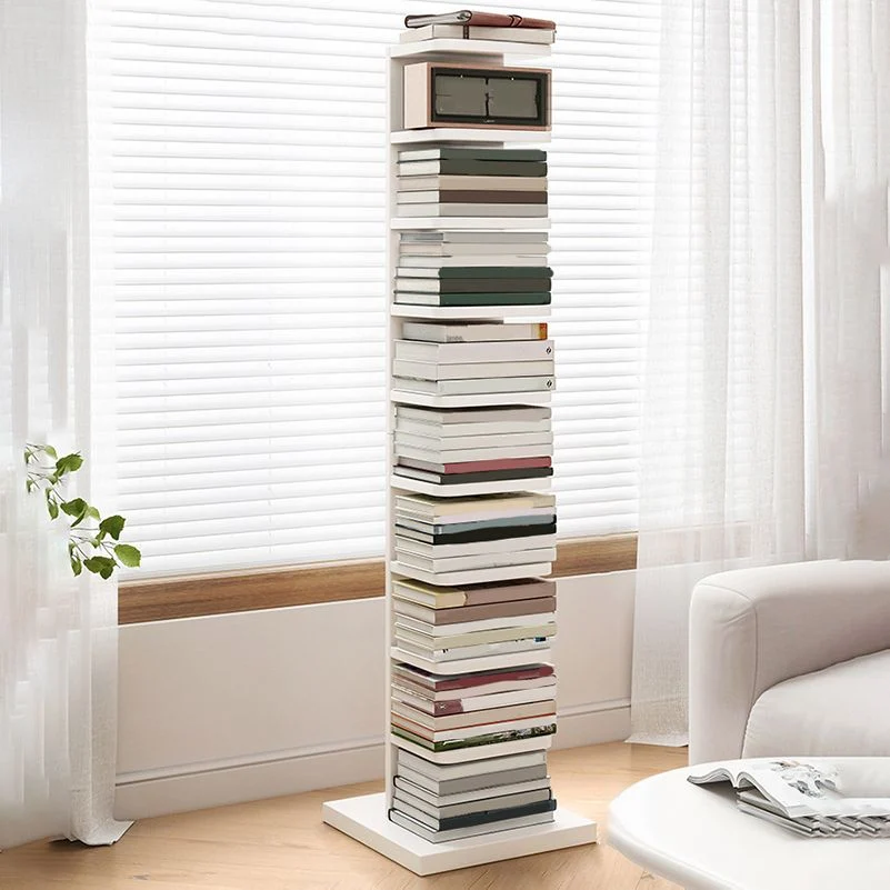 Scaffale moderno geometrico con ripiani rettangolari Libreria legno Clearhalo